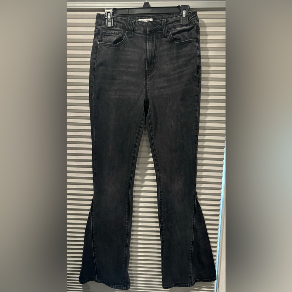 Juicy Couture Black High‎ Rise Malibu Stretch Flare Jeans Size 27